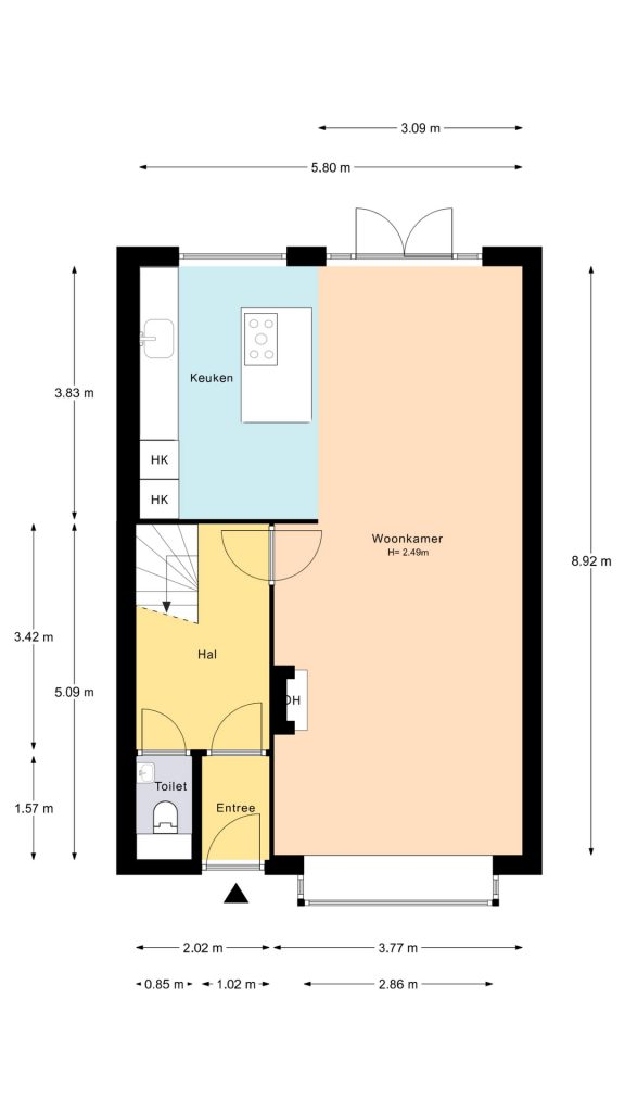 Plattegrond voor 