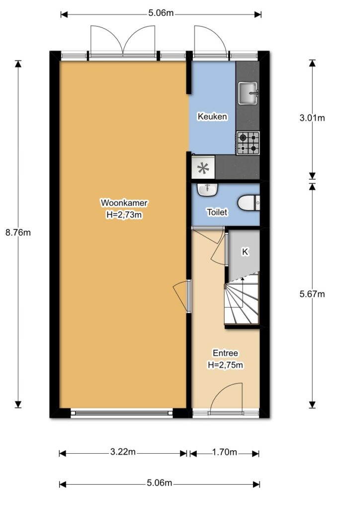 Plattegrond voor 