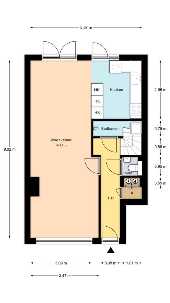 Plattegrond voor 